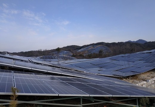 estructura de montaje del módulo solar paneles solares en tierra corea 10MW
