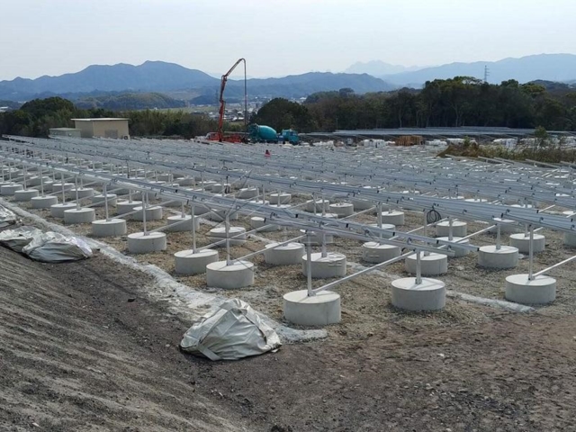 Estructura de montaje en suelo de aluminio para sistemas solares fotovoltaicos