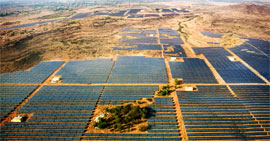 energía solar en la india
